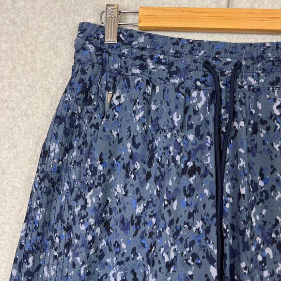 Athleta Allure Navy Blue Avenue Wide Leg Crop Pants Size 10 - Picture 4 of 10